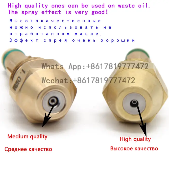 Siphon cône de haute qualité, Jet de pulvérisation, Injection d'huile lourde Diesel, buse d'atomisat