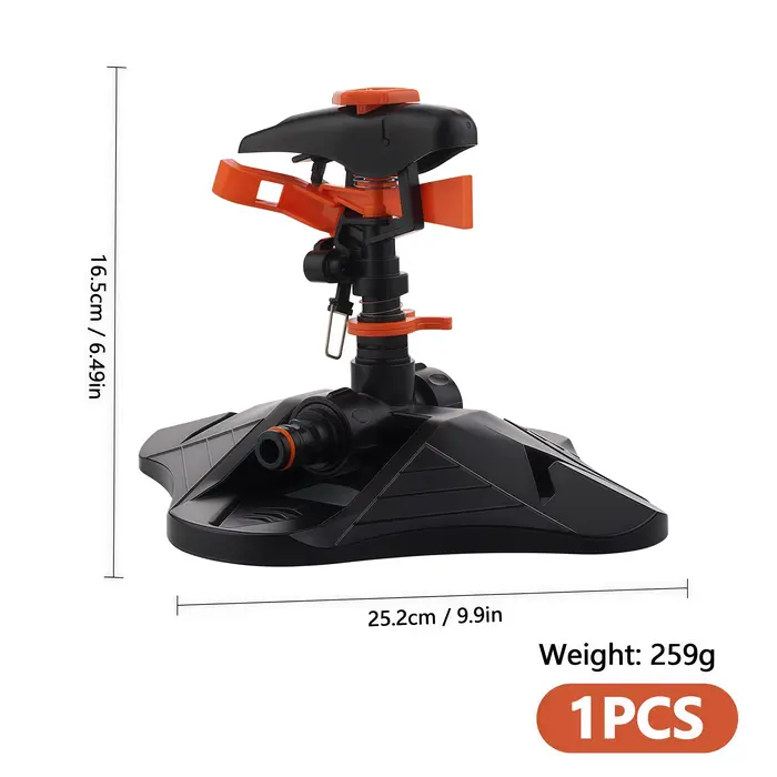 Arroseurs automatiques de jardin pour pelouse 360° ° Système d'irrigation rotatif avec buse