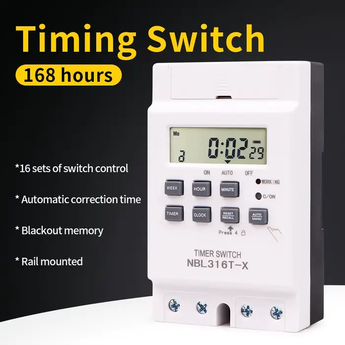 Minuterie numérique programmable automatique