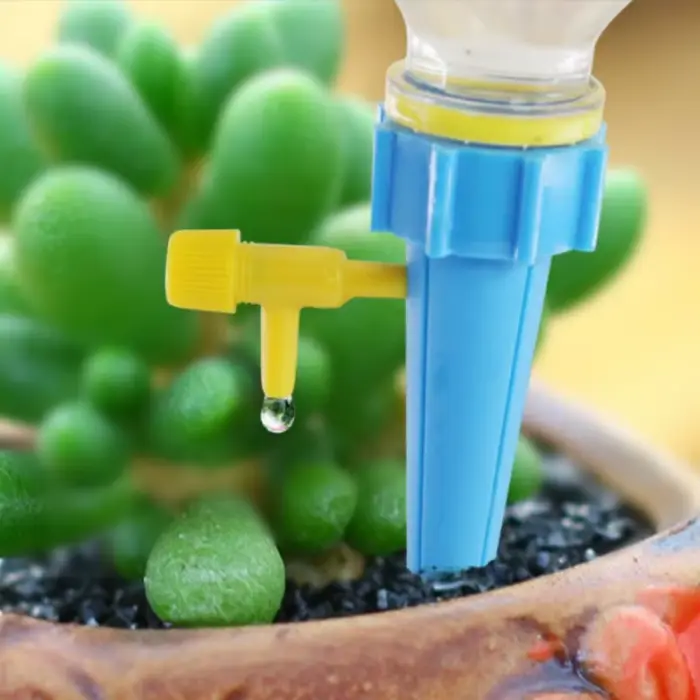 Arroseur automatique pour plantes de jardin, goutteur à débit réglable avec vanne de contrôle, acces