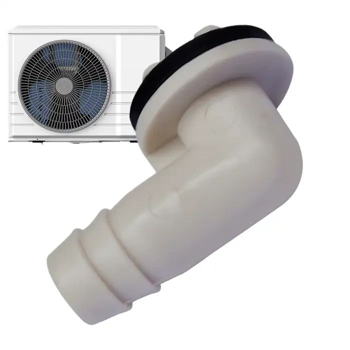 Connecteur de drainage d'angle droit pour climatiseur, pièce d'outil à main en caoutchouc pour bricolage maison, compatible intérieur extérieur pour particuliers et professionnels