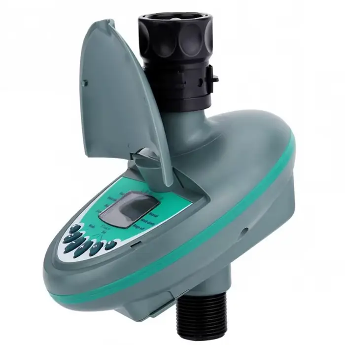 Minuterie d'irrigation de jardin avec écran LCD pour programmation hebdomadaire et quotidienne arrosage plantes en pot de serre arroseurs automatiques occasionnels et cadeaux jardiniers