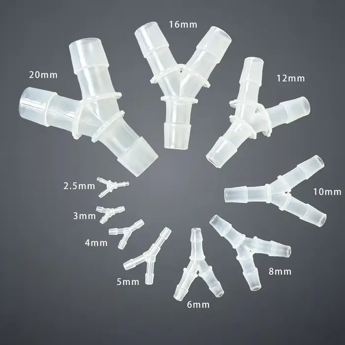 Connecteur en T pour tuyau, raccord en forme de Y, séparateur de débit d'air et d'eau, Joint de tube