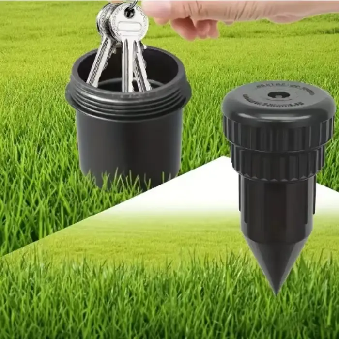 Correcteur de clé de jardin, arrosoir souterrain réaliste, aucune batterie requise, plastique durabl