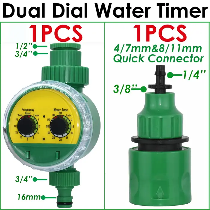 Minuterie de capteur de pluie de jardin automatique, LCD d'irrigation goutte à goutte, irrigateur in