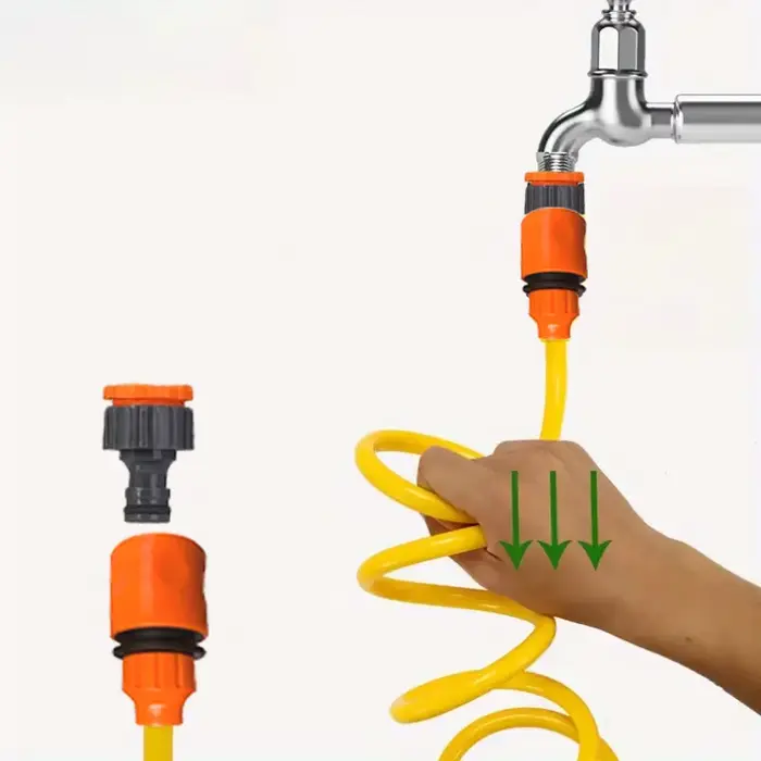 Tuyau d'arrosage enroulable en PVC anti-UV pour jardinage et nettoyage de voiture flexibles et durables