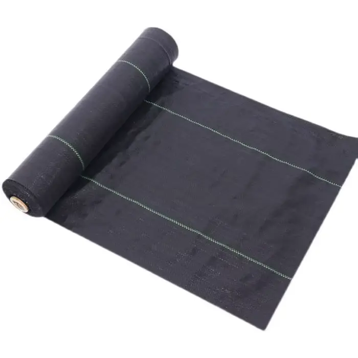 Tissu de contrôle des mauvaises herbes, tissu barrière contre les mauvaises herbes, tapis extérieur 