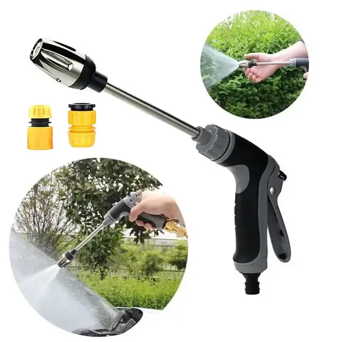 Nettoyeur Haute Pression Puissant Pompe à 360° Pour Jardin Voiture Tuyau Arrosage Occasions Spéciales