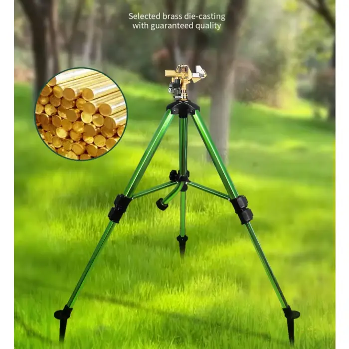 Buse à bras oscillant rotatif à 360 °