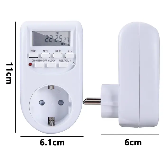 Minuterie numérique Programmable, 220V-240V, 50Hz, interrupteur à prise ue, économie d'énergie, sema