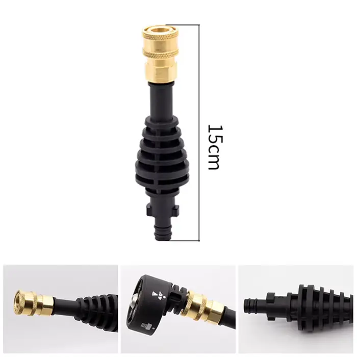 Adaptateur de tige d'extension de remplacement pour jardin, 15cm, pour nettoyeur haute pression Worx