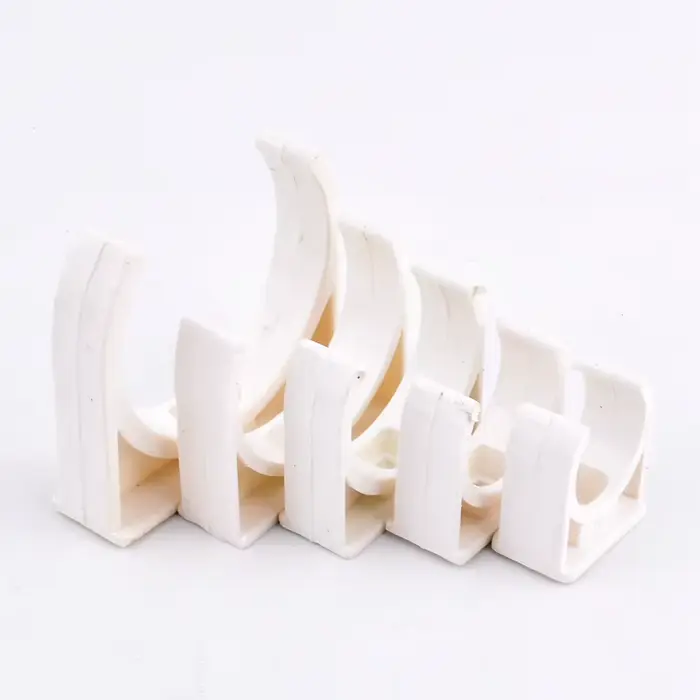 Collier de serrage de tuyau en PVC blanc, alimentation en eau, d'argile de jardin, clip de tube d'eau, poisson d'aquarium, adaptateur précieux, joint en FiosphJoint, 2-50 pièces, 20-50mm