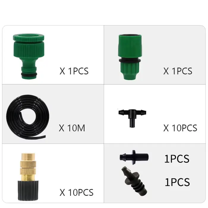 Système d'arrosage de jardin système d'arrosage par pulvérisation d'irrigation automatique Kit d'irr