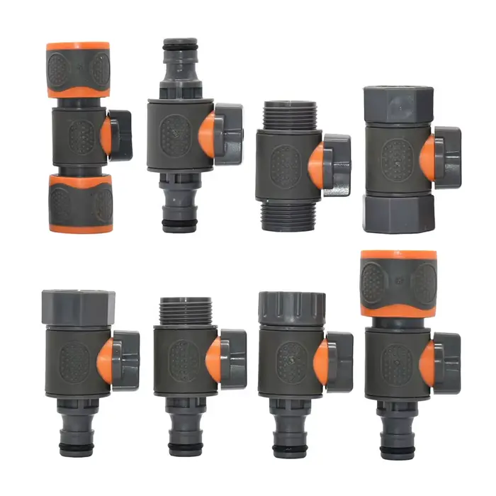 Connecteur d'eau de jardin GHHWL en plastique POM pour irrigation et lavage de voitures en plusieurs couleurs pour jardinage et utilisation domestique
