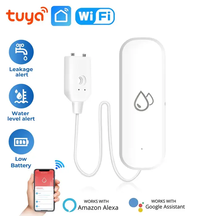 Détecteur de fuite d'eau WiFi Tuya