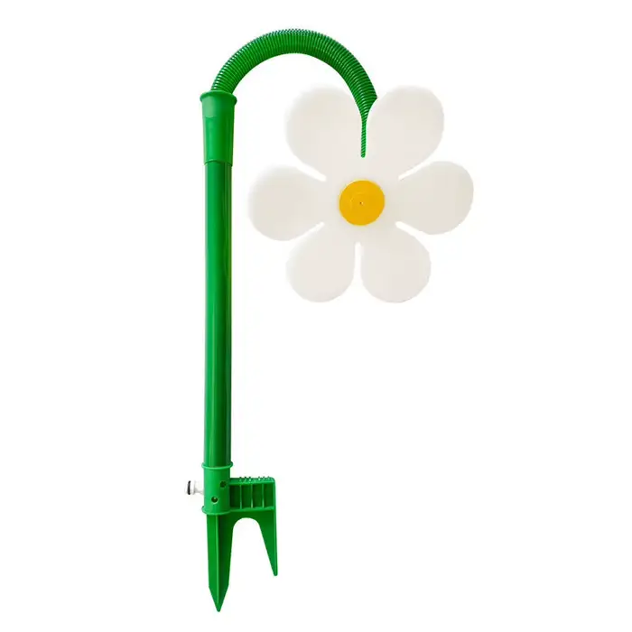 Arroseur Crazy Daisy - 360 °   Arroseur rotatif en forme de fleur pour pelouse et jardin, outil d'ir