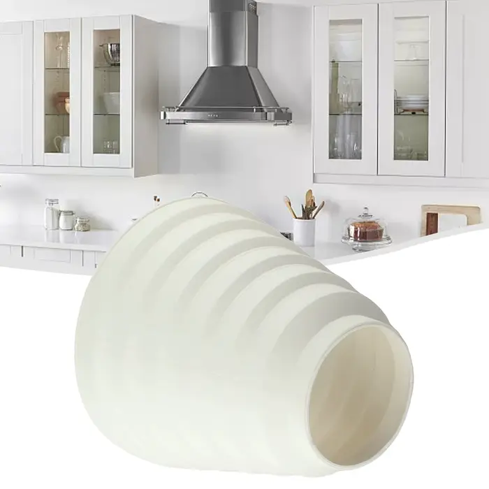 Tuyau d'échappement pour hotte de cuisine, diamètre Variable, feuille d'aluminium, anneau de Convers