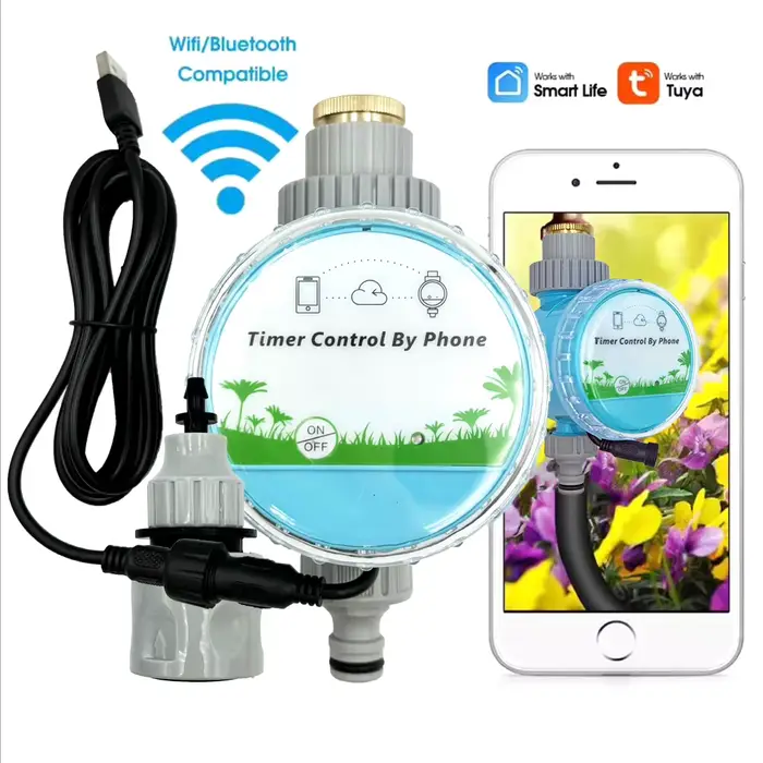 Minuterie d'eau de jardin sans fil WiFi