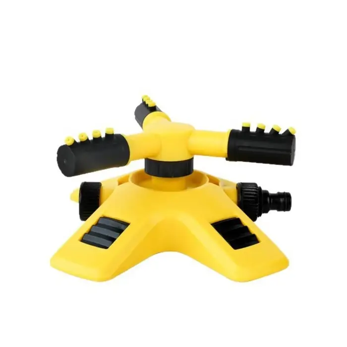 Arroseur rotatif à 3 bras pour jardin robuste en ABS blanc à 360 degrés pour couverture complète et installation facileUsageId=1
