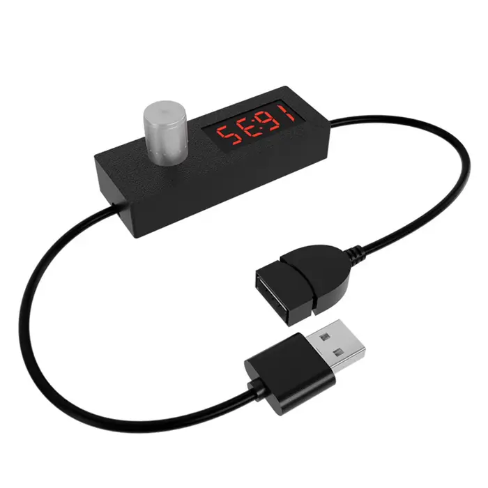 Câble de commutation USB 24h, minuterie d'arrêt automatique, compte à rebours, cordon d'alimentation