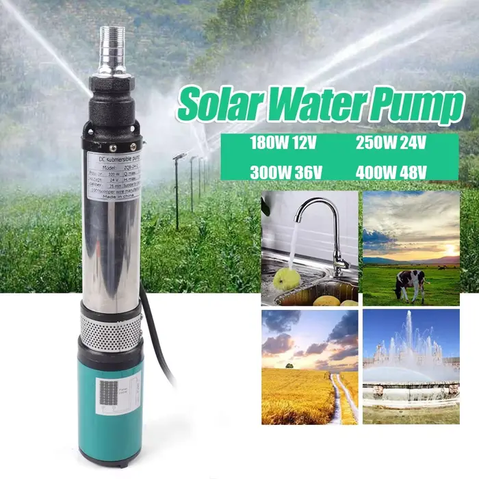 Pompe de puits solaire SubSN en acier inoxydable pour irrigation agricole et jardinage haute performance durable sans compromis