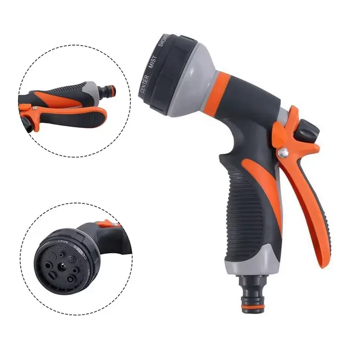 Nettoyeur Haute Pression Puissant Tuyau Flexible Buse Rotative Pistolet à Eau Lavage Voiture Jardin Occasions Spéciales