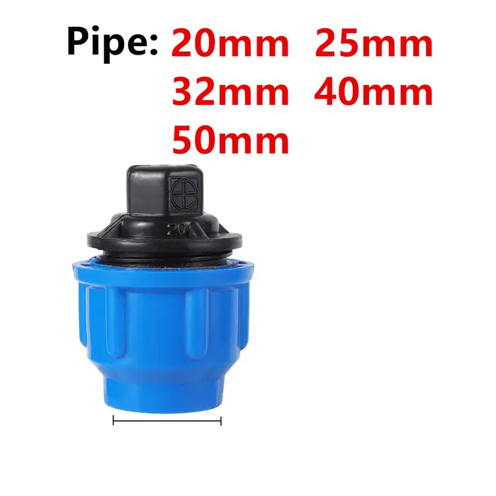 Connecteur de tuyau d'eau PE pour systèmes d'arrosage résistants à haute pression en plastique disponible en plusieurs couleurs et tailles pour installation rapide et facile