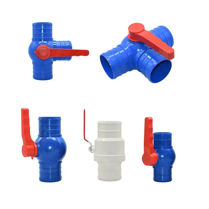 Connecteurs d'eau de jardin en plastique robustes avec vanne à bille pour système d'irrigation efficace et durable occasions spéciales jardinage
