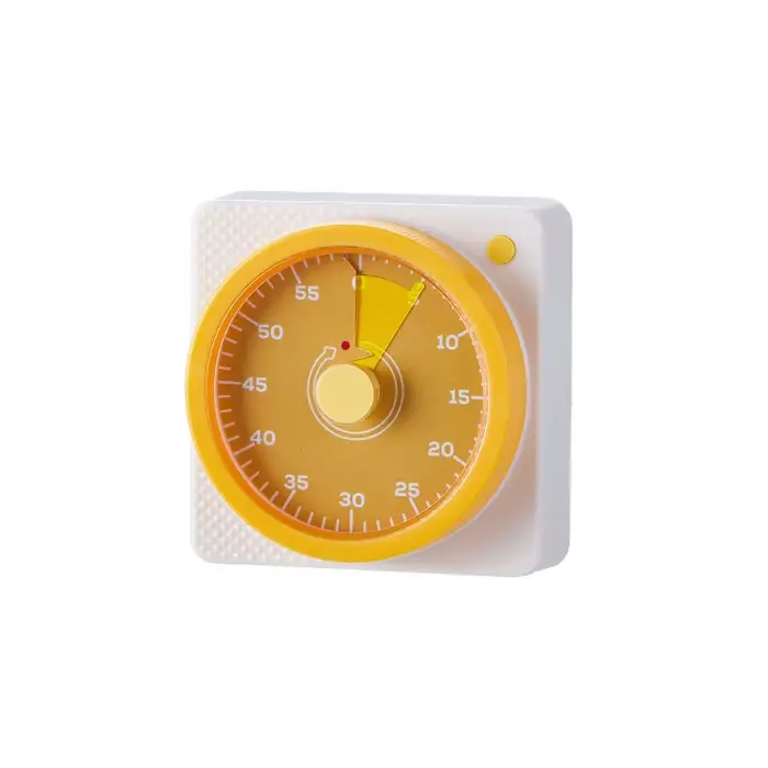 Minuterie visuelle de 60 minutes, compte à rebours, pour l'école à domicile et le bureau, outil de g
