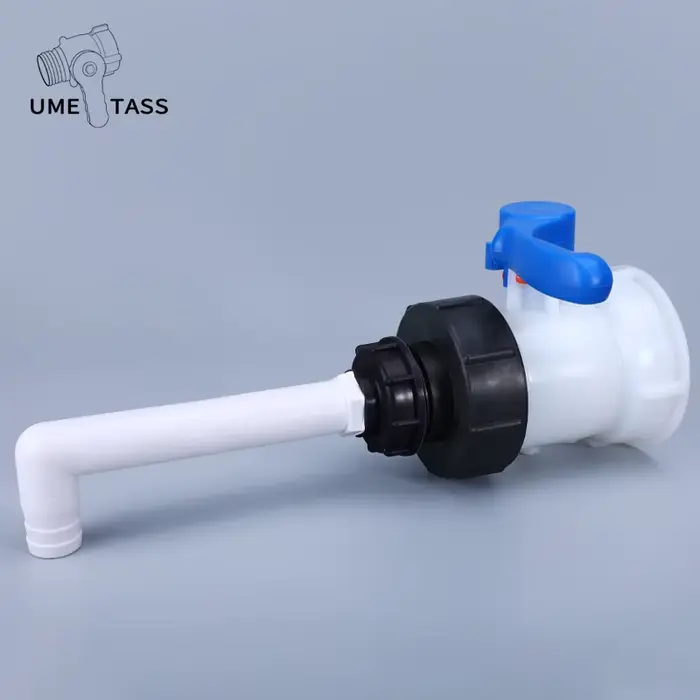 Raccords de réservoir IBC en plastique épais, connecteurs de réservoir d'eau, connecteur d'irrigatio