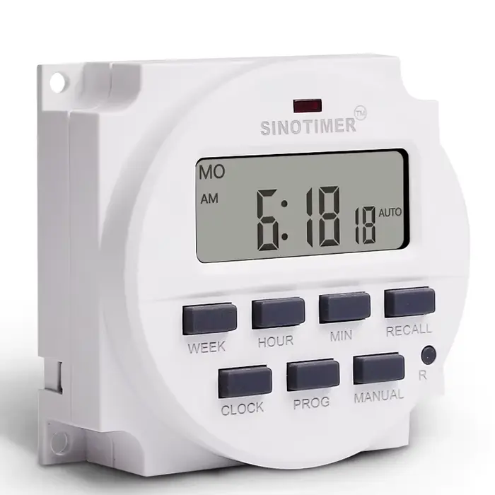 SINOTIMER marque minuterie hebdomadaire numérique 7 jours Programmable