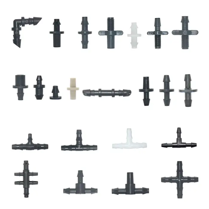 Connecteur à barbelures en plastique pour irrigation goutte à goutte kits d'arrosage tuyau 3/8 1/4 pour jardinage occasions spéciales