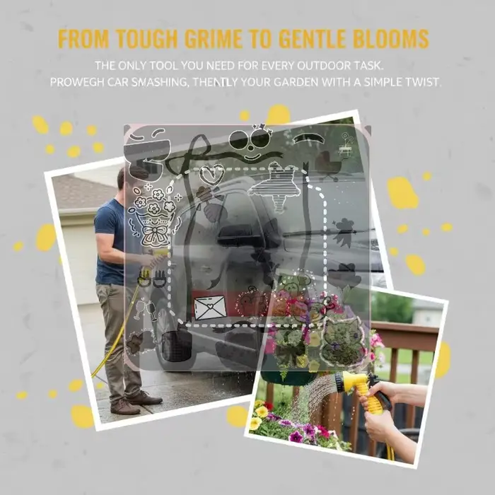Pulvérisateur d'irrigation pour jardin avec commande au pouce, accessoire d'arrosage pour tuyau d'ar