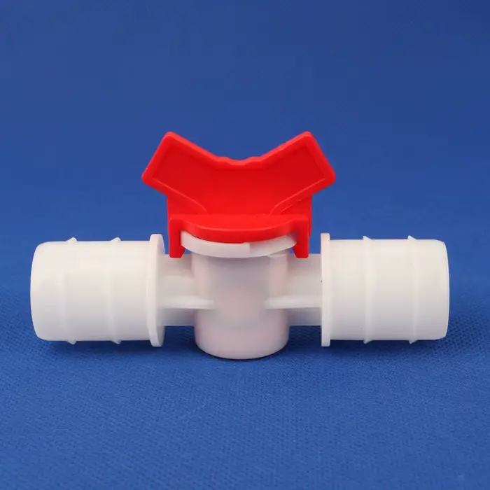 Robinet à Bille POM de 4 ~ 25mm pour Système d'Irrigation Goutte à Goutte, Joint de Tuyau, Connecteu