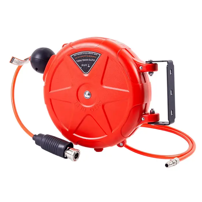 Enrouleur de tuyau d'arrosage rétractable automatique de 8mm pour jardin mur d'eau irrigation auto telescoping haute pression voiture lavage