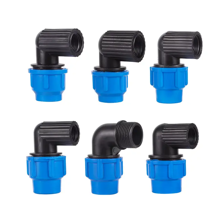 Connecteur de réduction en coude pour tuyau PE pour jardin irrigation en plastique résistant aux hautes pressions et aux conditions météorologiques variées occasions de jardinage et de culture