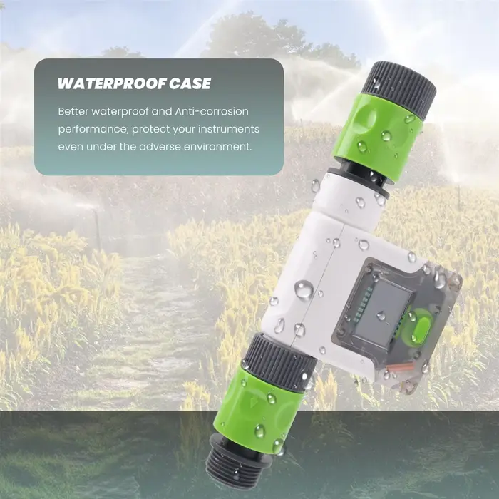 Débitmètre d'eau WiFi pour tuyau d'arrosage, compteur d'eau intelligent avec 4 modes de débit, suivi