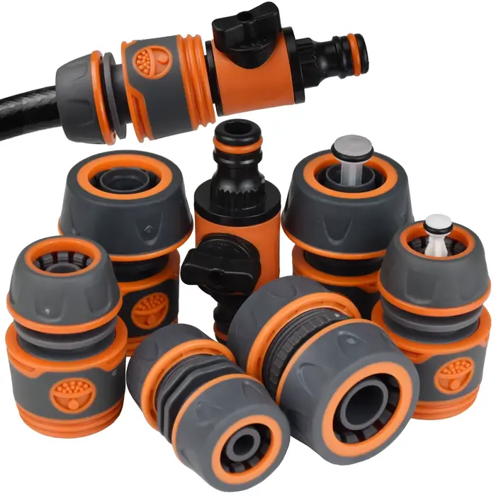 KESLA 2 pièces 1/2 "3/4" adaptateur de tuyau d'arrosage 16mm connecteur rapide bouchon d'arrêt coupleur Joint prolongateur de réparation de Tube d'irrigation d'eau