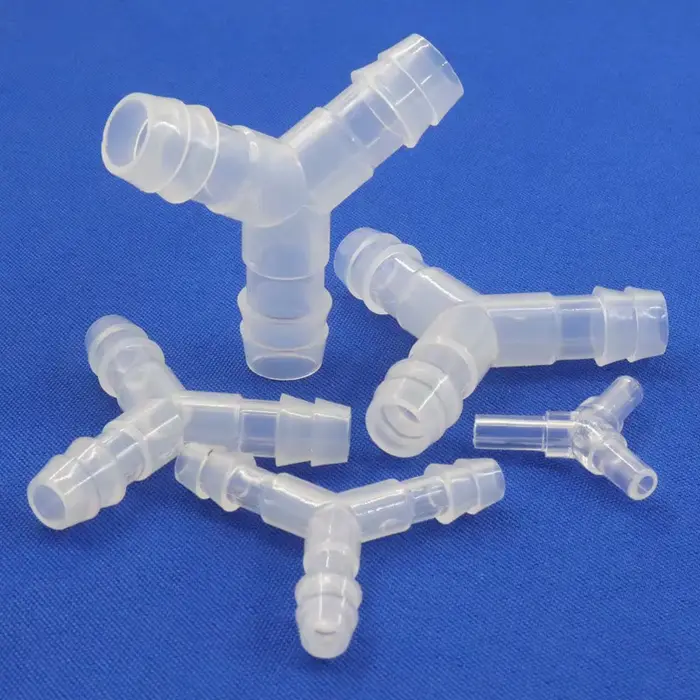 5 ~ 200 pièces 4 ~ 12 mm en plastique 120 ° Connecteur en T à diamètre égal de Type Y, inverseur d'e