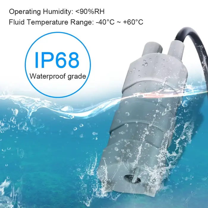 Pompe xmshxltd submersible électrique avec moteur sans balais pour irrigation et système d'eau de pluie occasionnels et industriels