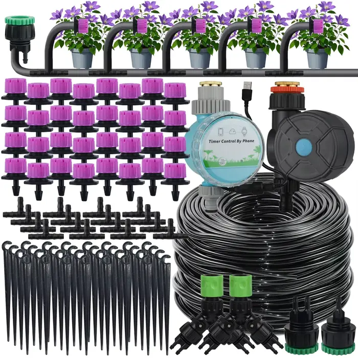 Kit d'irrigation goutte à goutte pour jardin