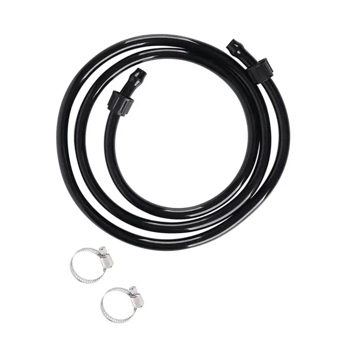 Tuyau de rechange pour pulvérisateur de jardin de 1.2 mètres, tuyau de rechange en PVC avec pinces d