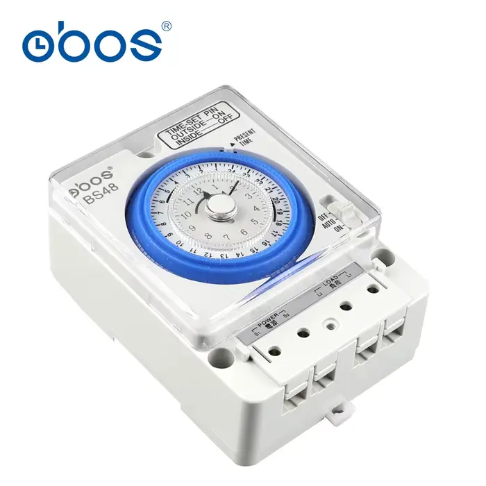 OBOS CE a obtenu BS48 minuterie mécanique interrupteur 220 V minuterie minuterie avec configuration 