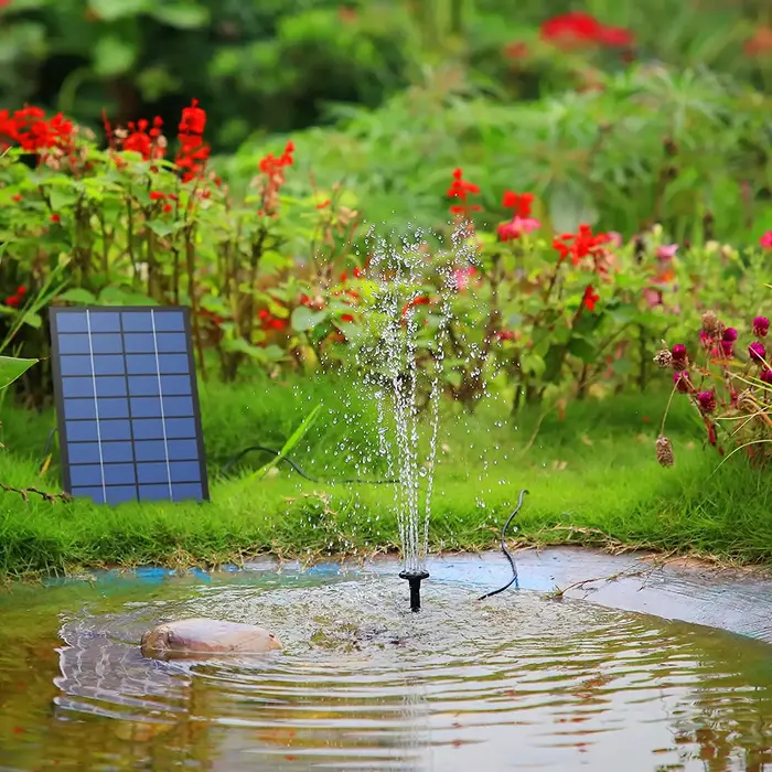 Panneau de pompe de fontaine solaire, 62 kits d'eau, aquarium, sécuritaires, pelouse, bain d'oiseaux