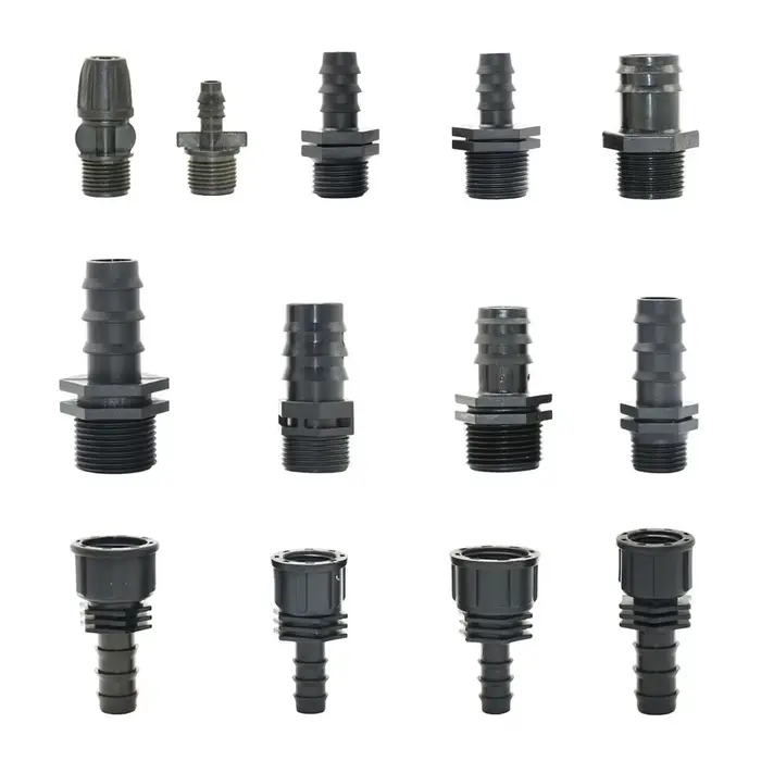 Connecteur à filetage mâle femelle 1/2 "3/4" 1 ", 4 pièces, pour barbe 8mm 16mm 20mm 25mm 32mm, adap