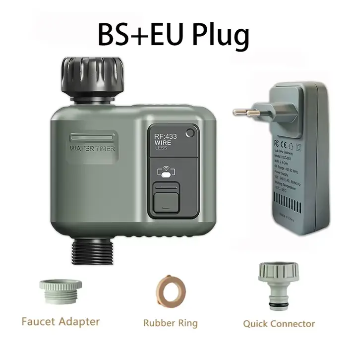 Minuteur d'arrosage intelligent WIFI pour jardin, système d'irrigation automatique extérieur, compat