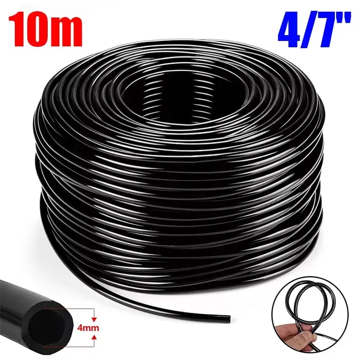 30/10m tuyau d'arrosage de jardin 4/7mm PVC tuyau d'égouttement réglable tuyaux serre bonsaï plante 