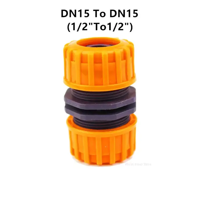 Connecteur de tuyau d'arrosage 1/2 "3/4" 1 "pouces, coupleur de tuyau, connecteur d'arrêt d'eau 12mm