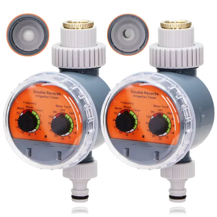 Minuterie électronique MUCIAKIE Valve à Bille pour Système d'Arrosage Goutte à Goutte Minuterie d'Eau de Jardin Contrôleur Électronique Maison Extérieur Étanche Occasions Spéciales