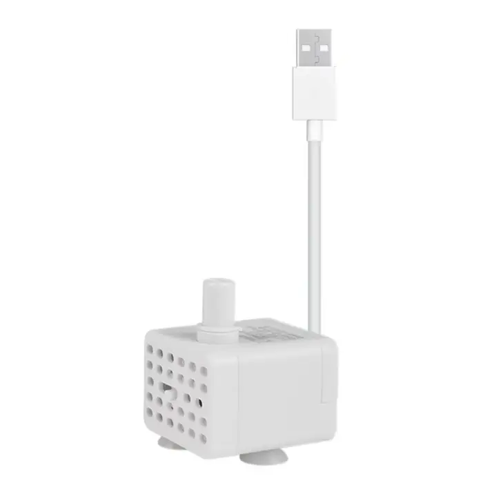 Pompe Submersible USB pour Aquarium basse pression, Mini pompe Submersible 130L/H 3W, pompe de Filtr
